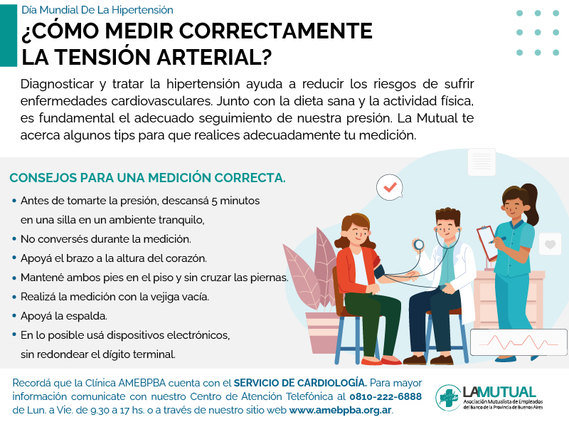 Cómo medir la Presión Arterial correctamente 