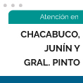 Atencin en Chacabuco, Junn y Gral. Pinto